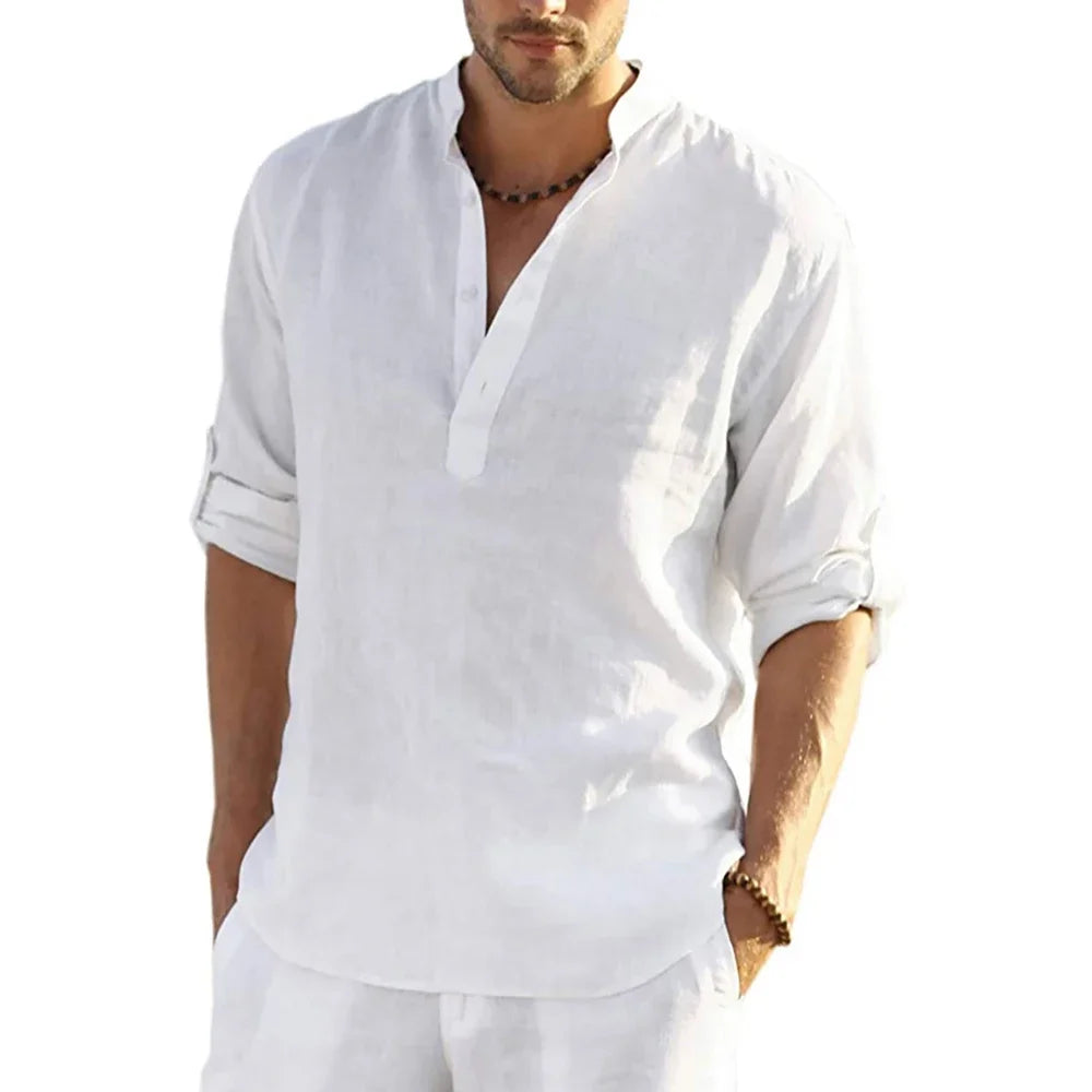 Prestigioso V-Neck - Summer Shirt Men